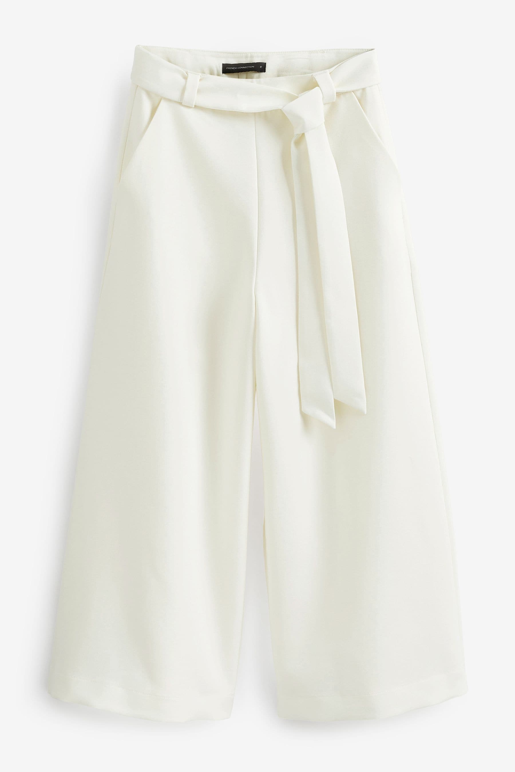 Buy French Connection Lux White Culotte Trousers from Next Luxembourg