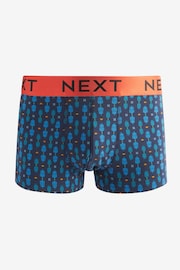 Navy Blue Bird Pattern Geo 4 pack Hipsters - Image 4 of 7