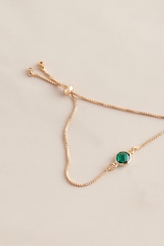 Gold Tone Birthstone Pully Bracelet - Image 3 of 12