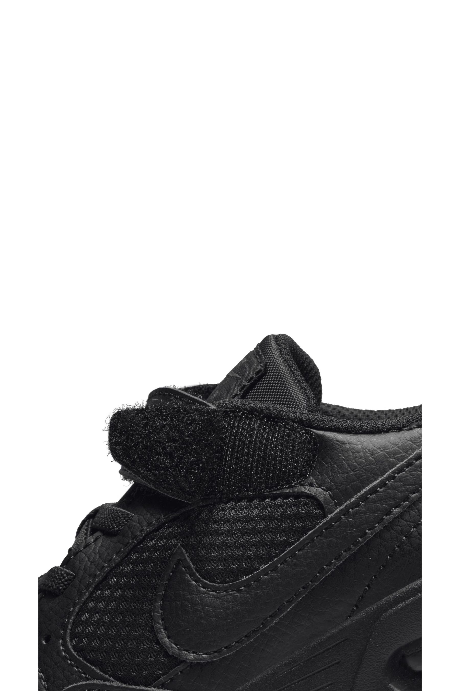 Nike air max 9 black leather junior sales
