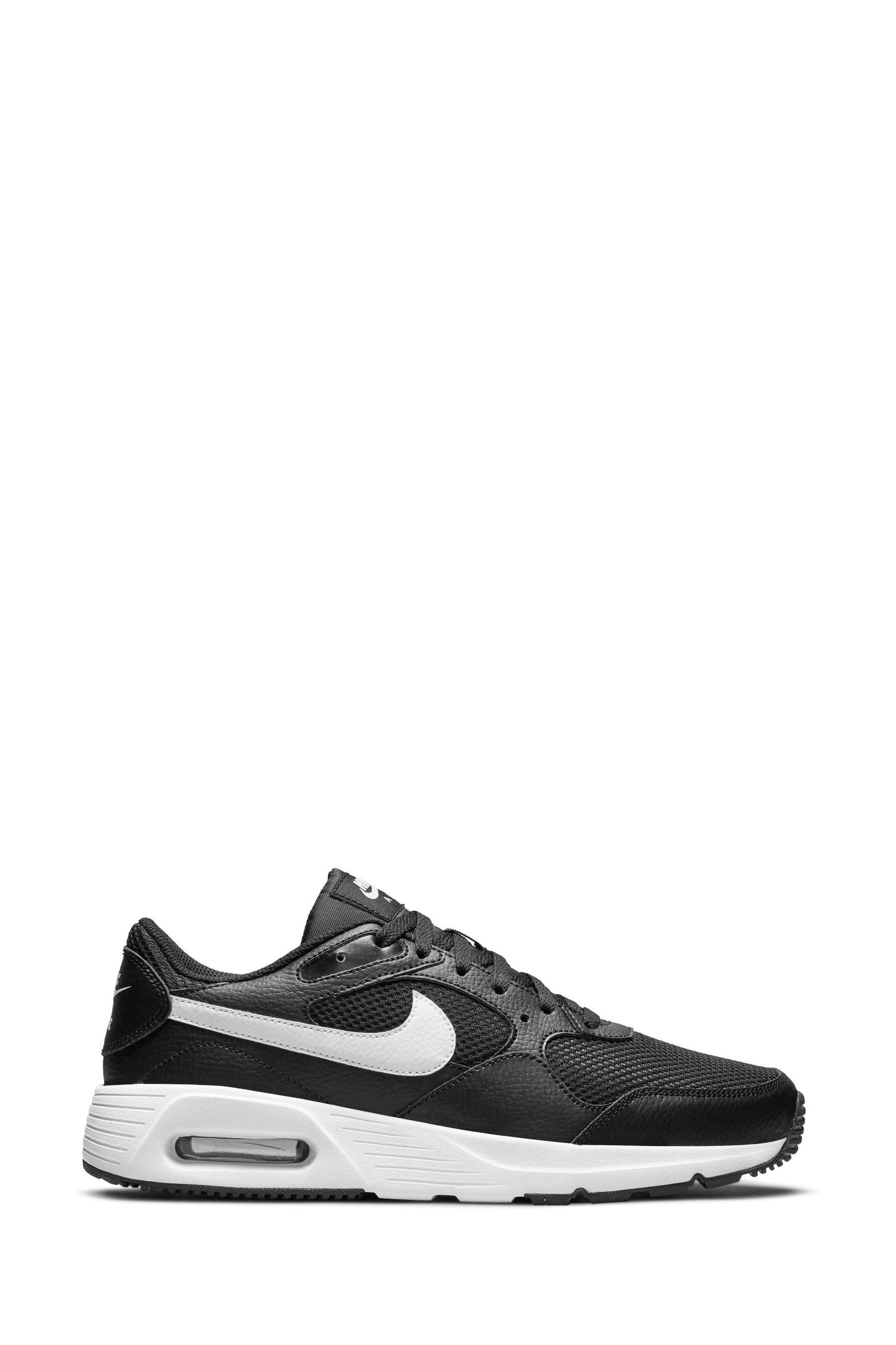 Nike Black White Air Max SC Trainers
