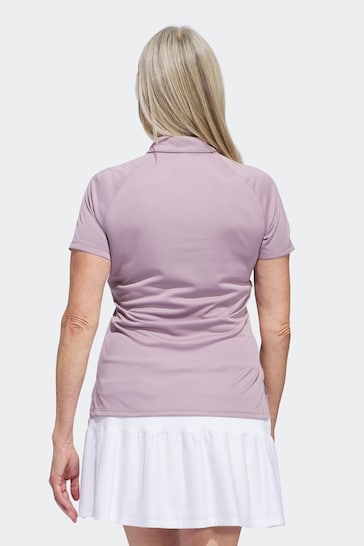 adidas Golf Womens Blush Pink Ultimate365 Heat.Rdy Polo Shirt