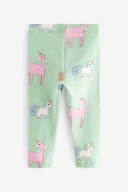 Blue Printed Leggings 4 Pack (3mths-7yrs) - Image 6 of 7