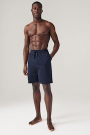 Navy Blue Lightweight Jogger Shorts 2 Pack - Image 2 of 11
