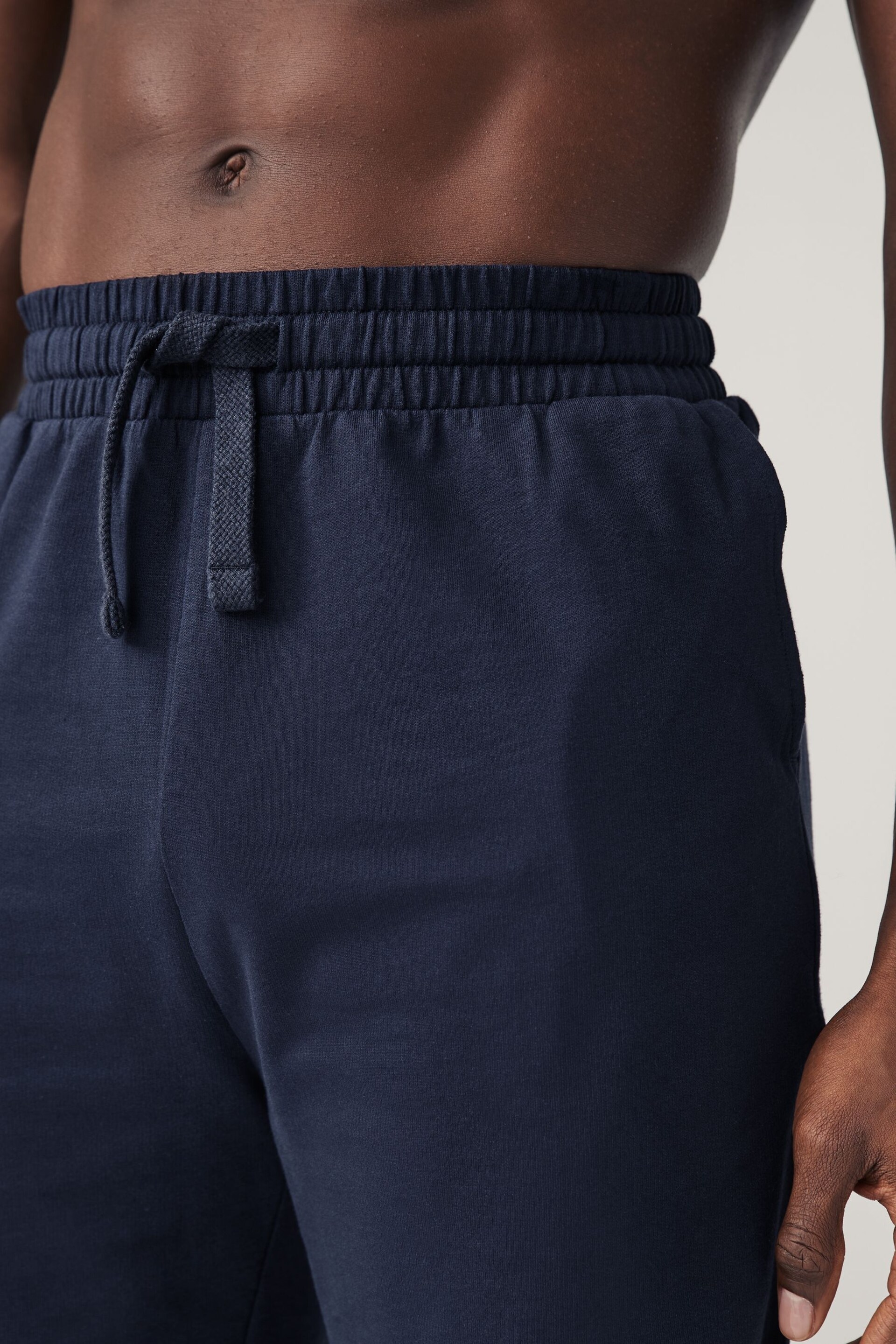 Navy Blue Lightweight Jogger Shorts 2 Pack - Image 5 of 11