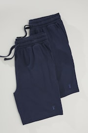 Navy Blue Lightweight Jogger Shorts 2 Pack - Image 8 of 11
