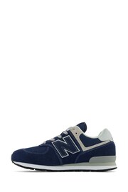 New Balance Blue Boys 574 Trainers - Image 3 of 7