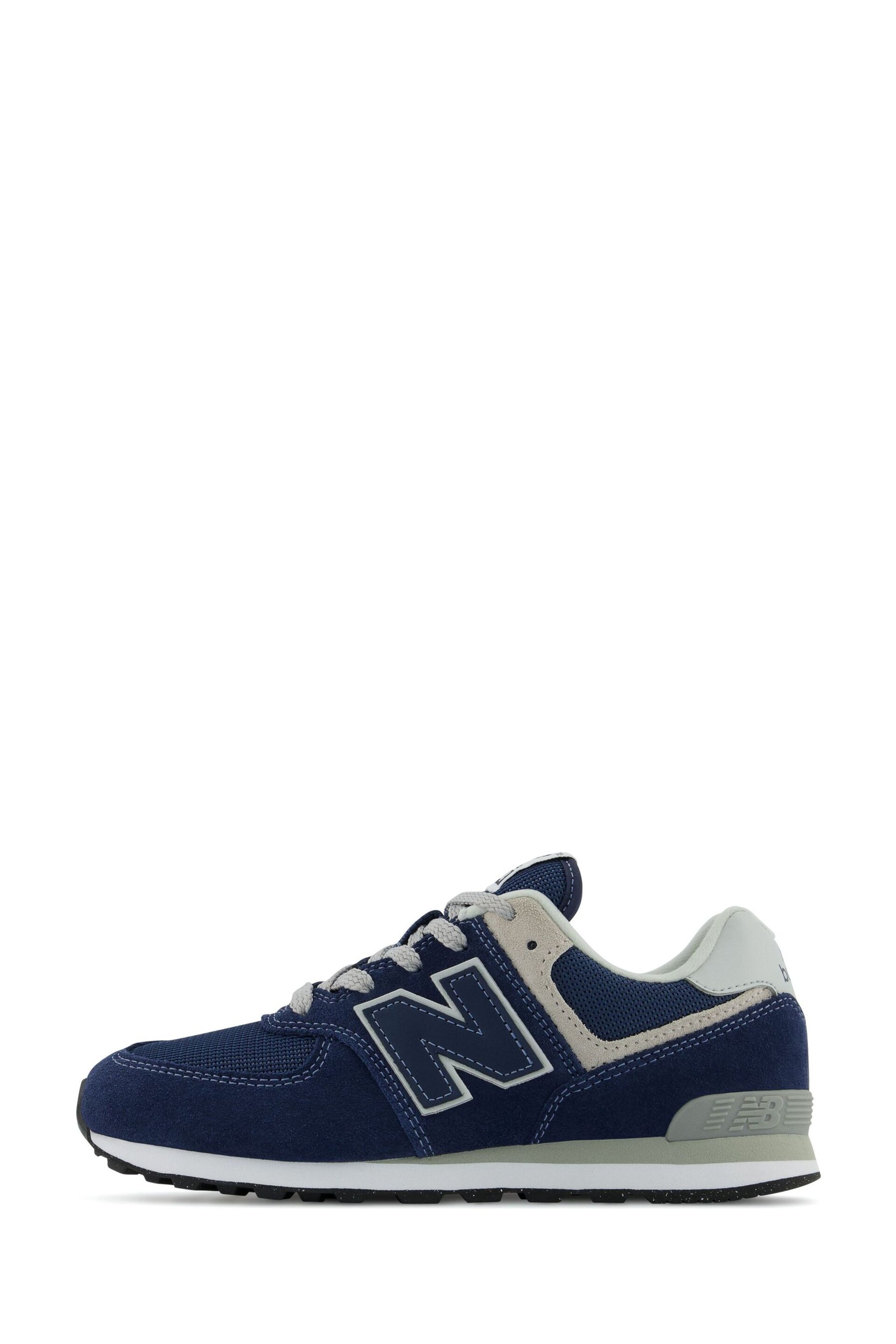 New Balance Blue Boys 574 Trainers - Image 4 of 7