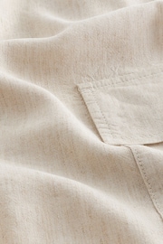 Natural Column Midi Skirt with Linen - Image 6 of 6