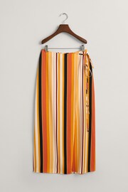 GANT Yellow Striped Wrap Skirt - Image 6 of 6