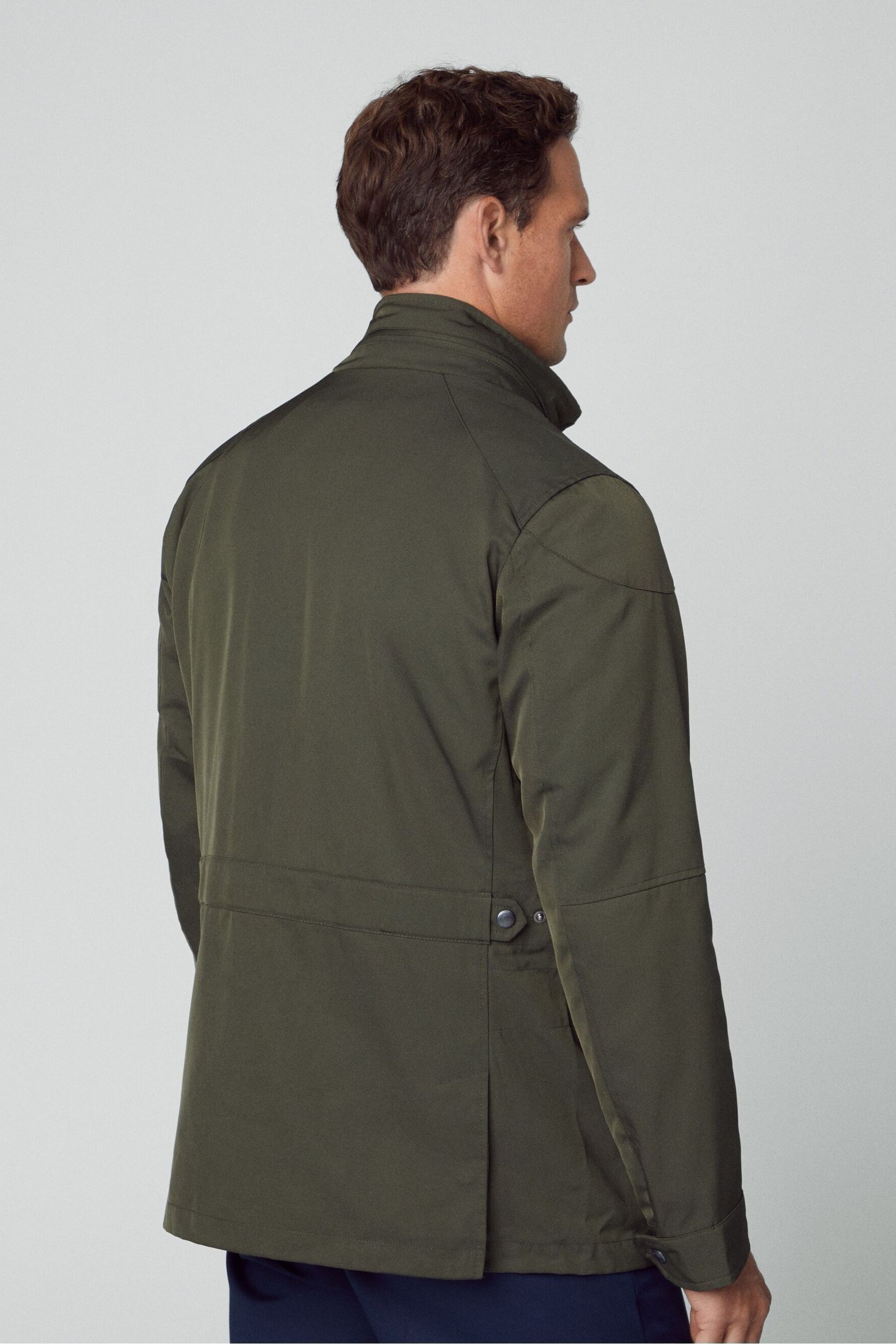 Buy Hackett London Men Green Coat from Next Luxembourg