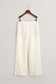 GANT Relaxed Fit Linen Blend Pull-On Trousers - Image 6 of 6