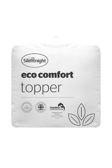 Silentnight White Eco Comfort Mattress Topper