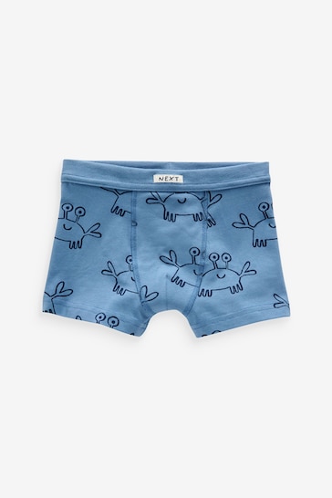 Seaside Print Soft Waistband Trunks 5 Pack (1.5-12yrs)