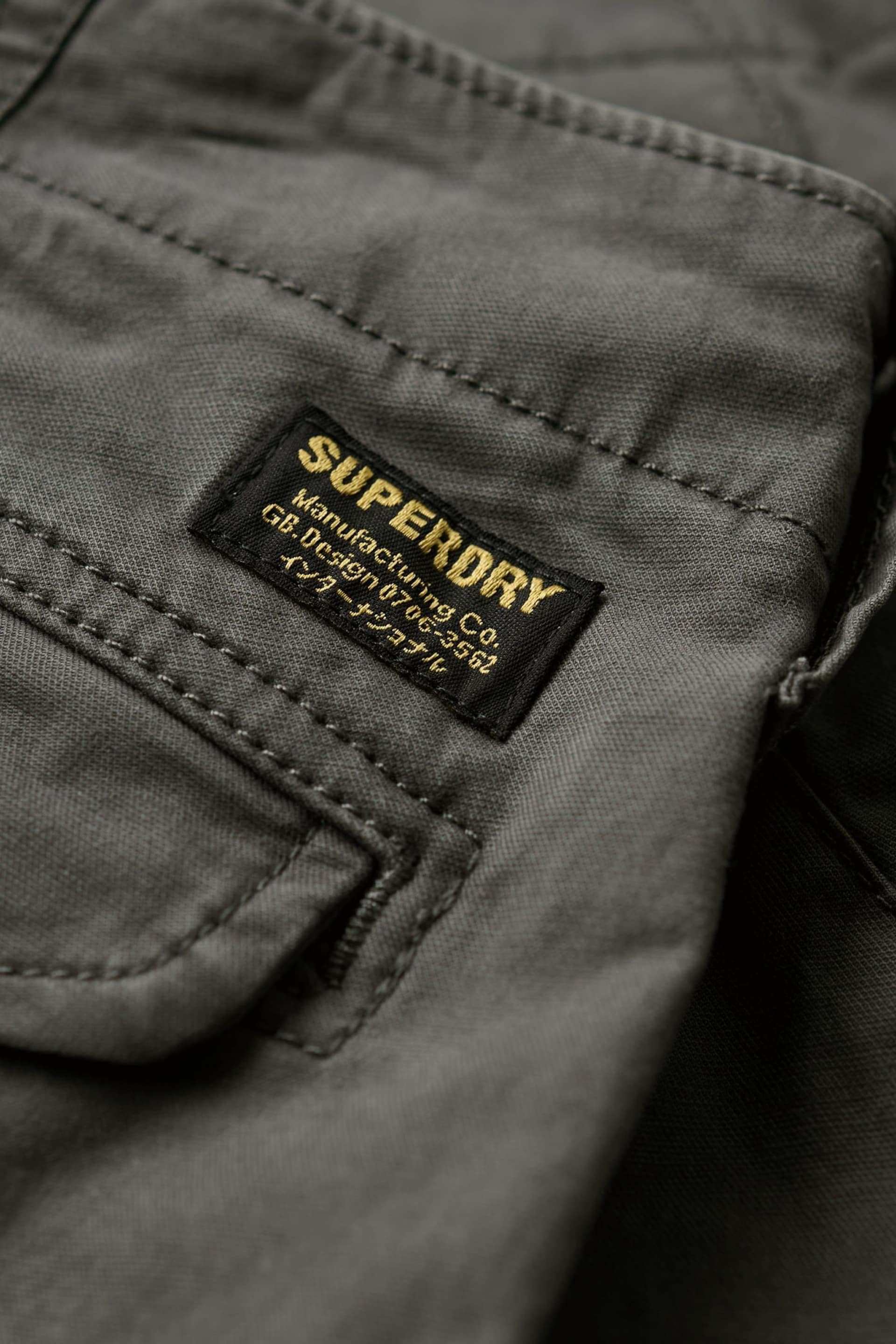 Superdry Grey Core Cargo Trousers - Image 5 of 7