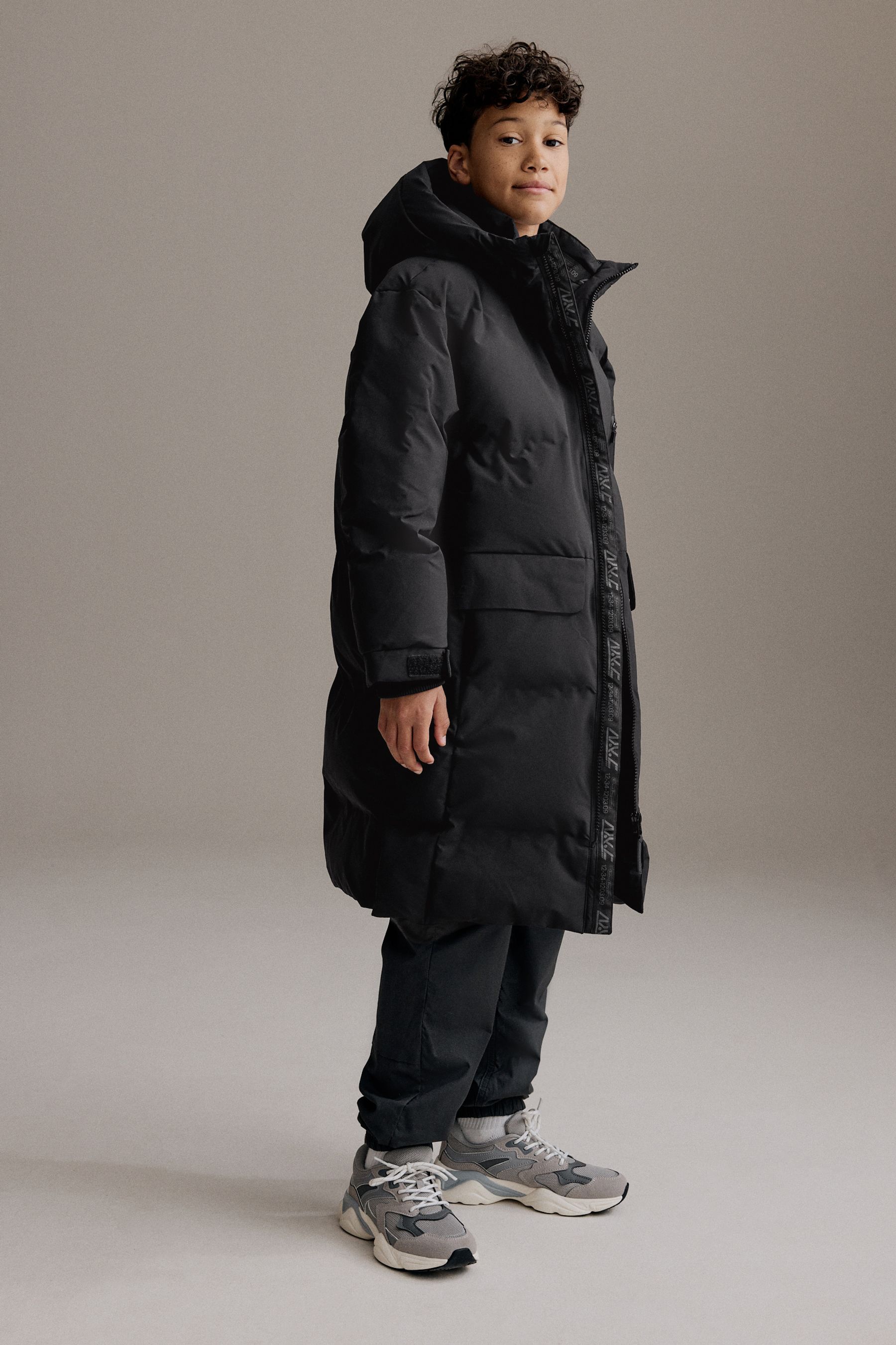 Longline waterproof winter coat shop