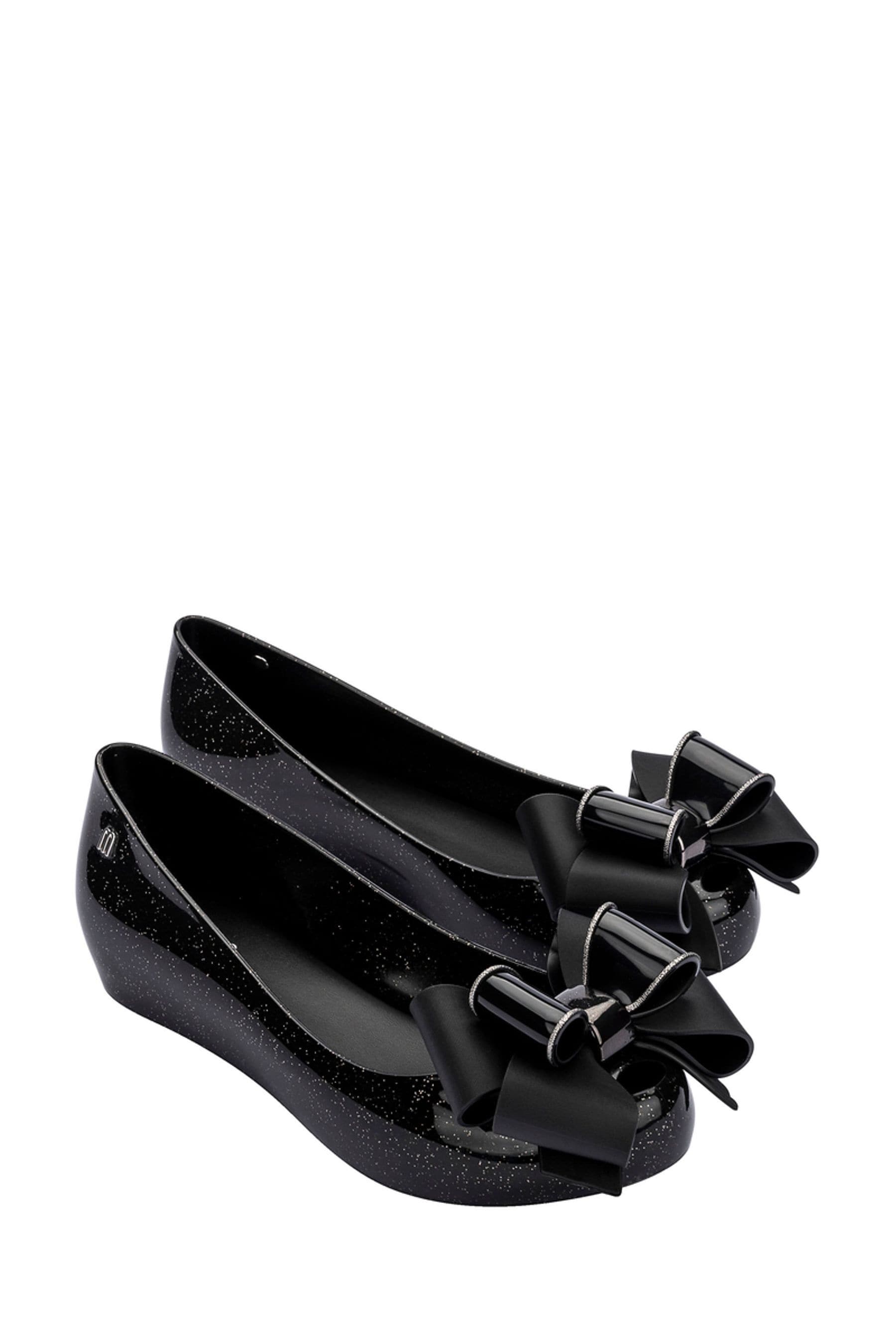 Melissa Ultragirl Sash Bow Black Shoes