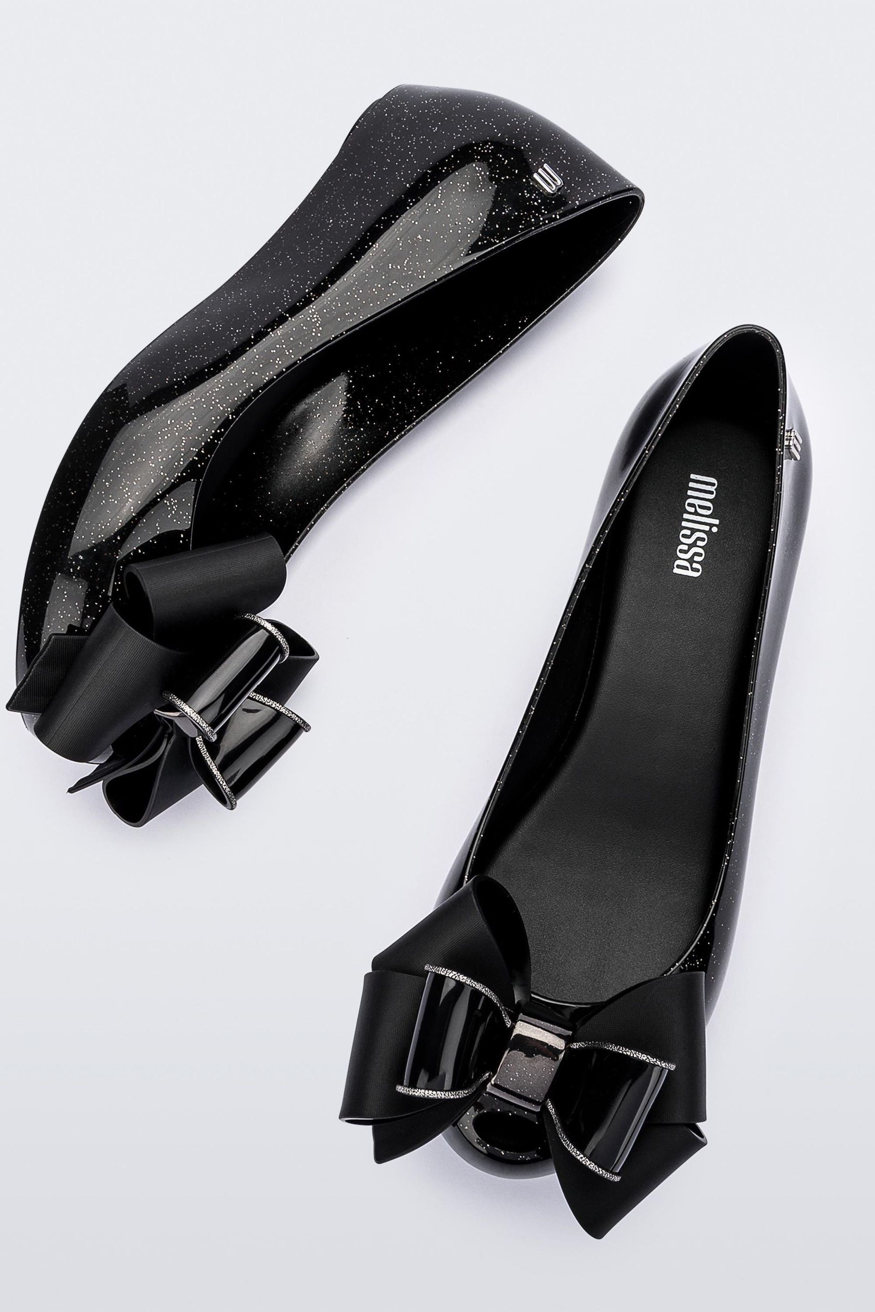 Buy Melissa Ultragirl Sash Bow Black Shoes from Next Luxembourg
