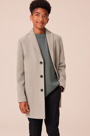 Neutral Monochrome Overcoat (12mths-16yrs) - Image 1 of 7