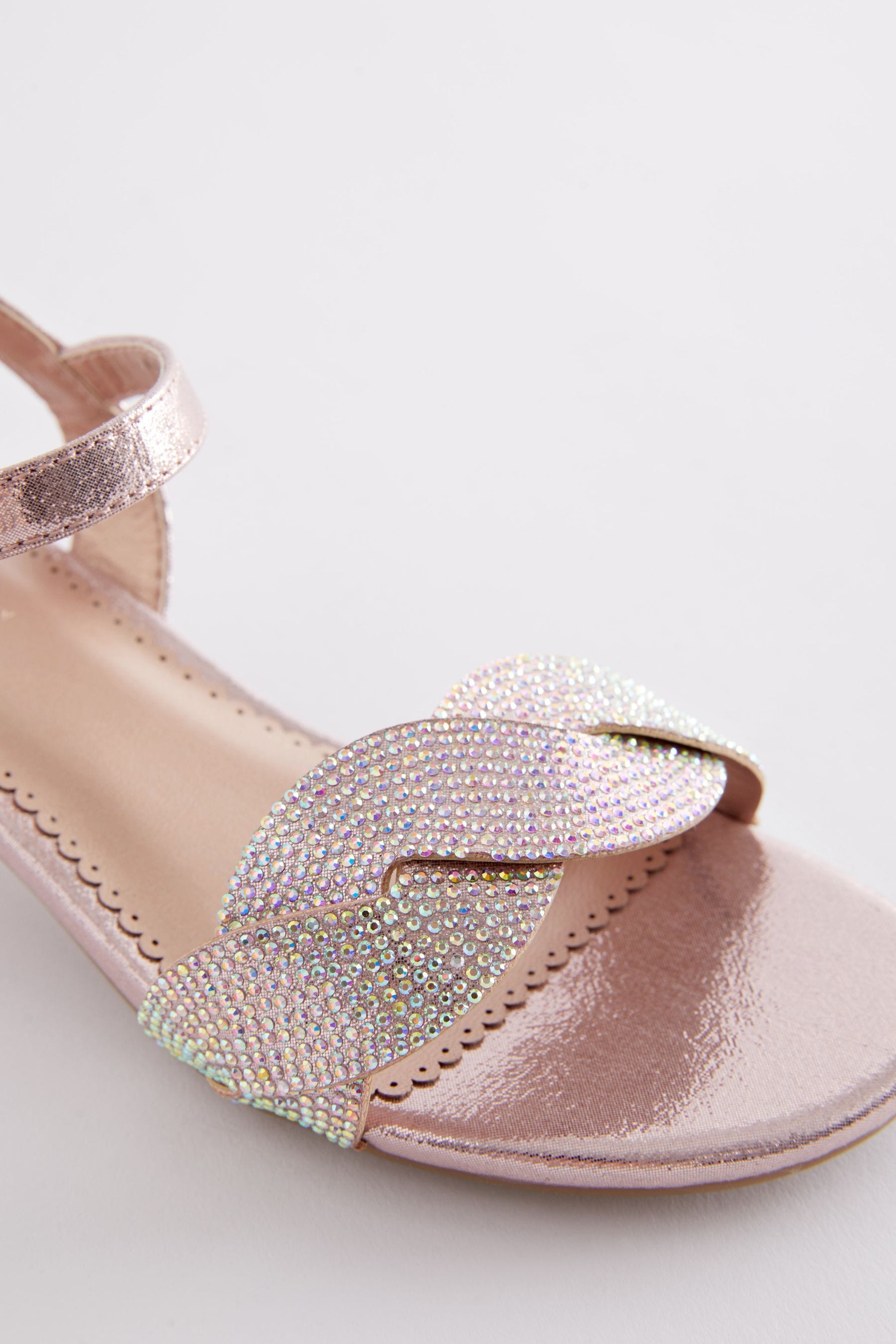 Gold sparkly sandals uk hot sale