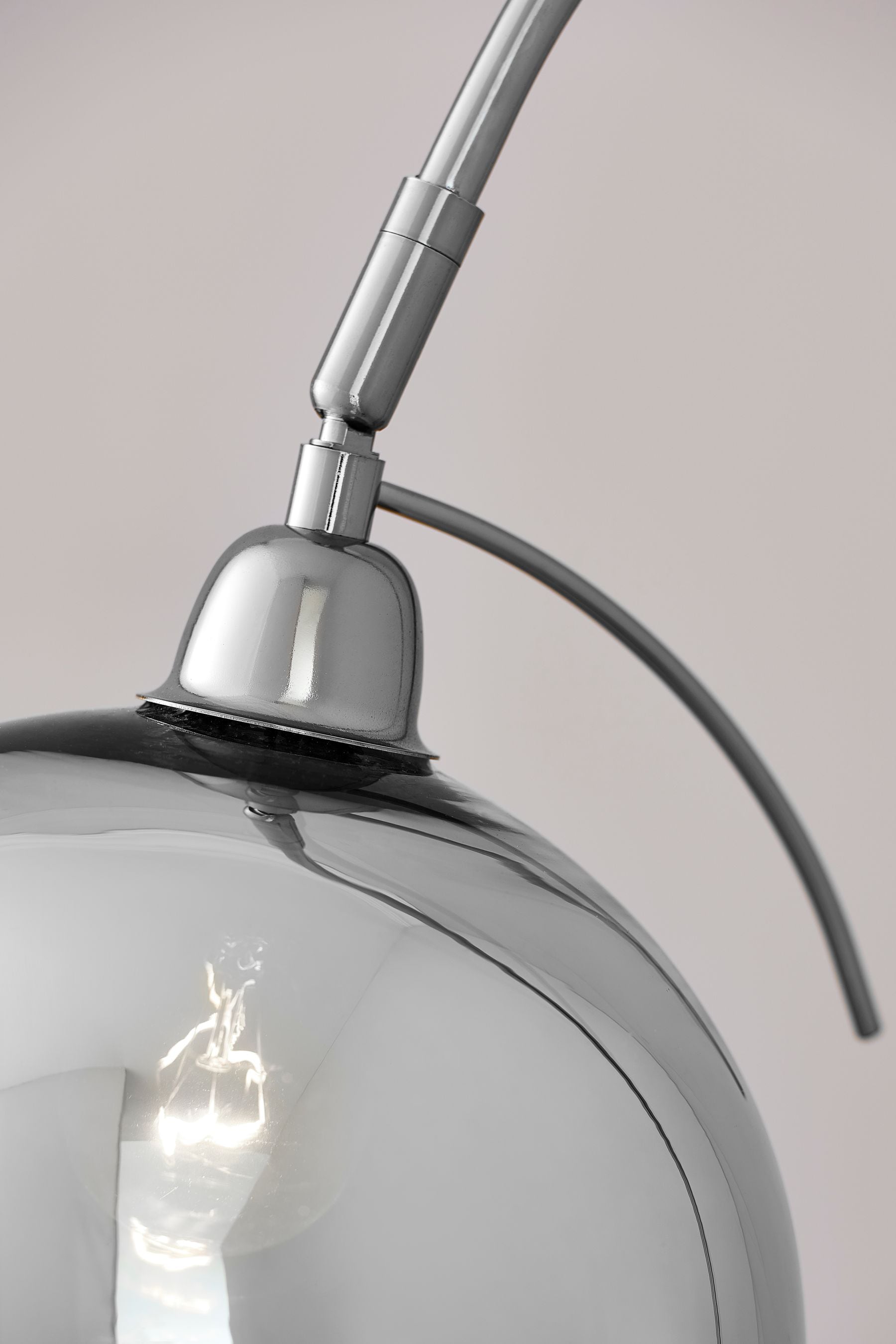 Next chrome outlet floor lamp