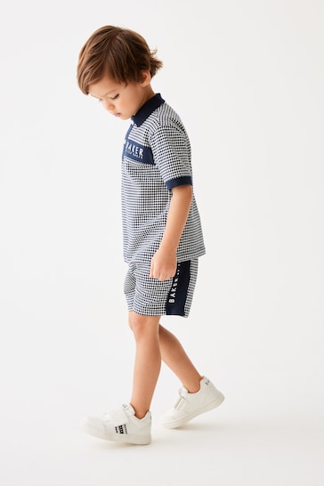 Baker by Ted Baker Textured Polo Shirt and Short Set