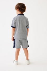 Baker by Ted Baker Textured Polo Shirt and Short Set - Image 5 of 10