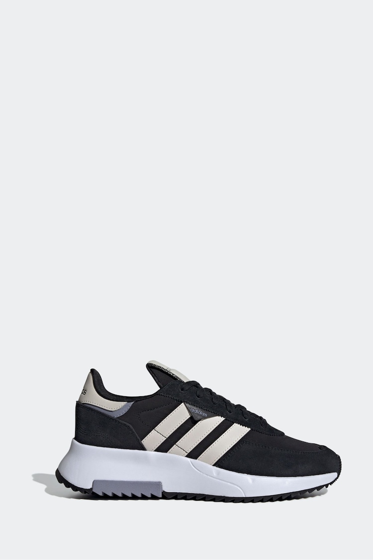 adidas White/Black Retropy F2 Trainers - Image 1 of 8