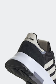 adidas White/Black Retropy F2 Trainers - Image 7 of 8