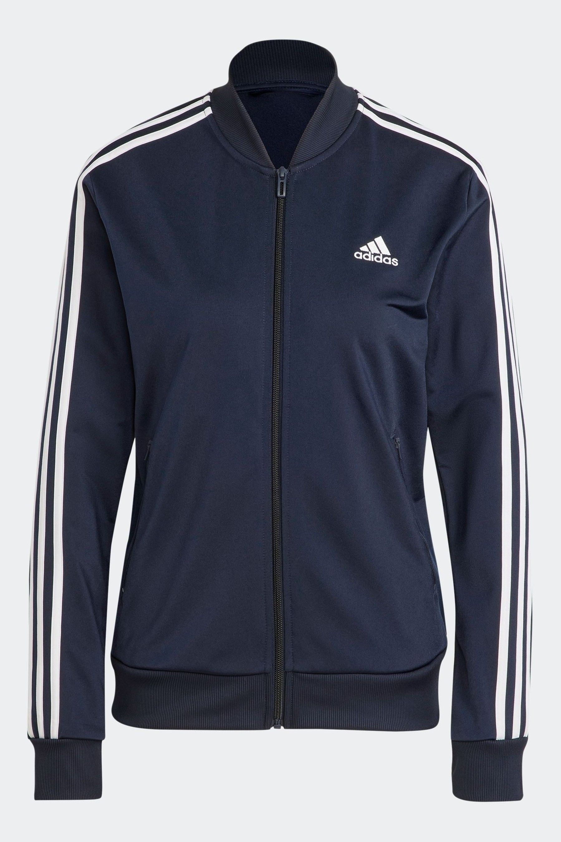 Womens blue adidas tracksuit best sale