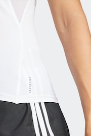 adidas White Adizero T-Shirt - Image 5 of 6