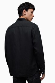 AllSaints Black Laguna Shirt - Image 3 of 5