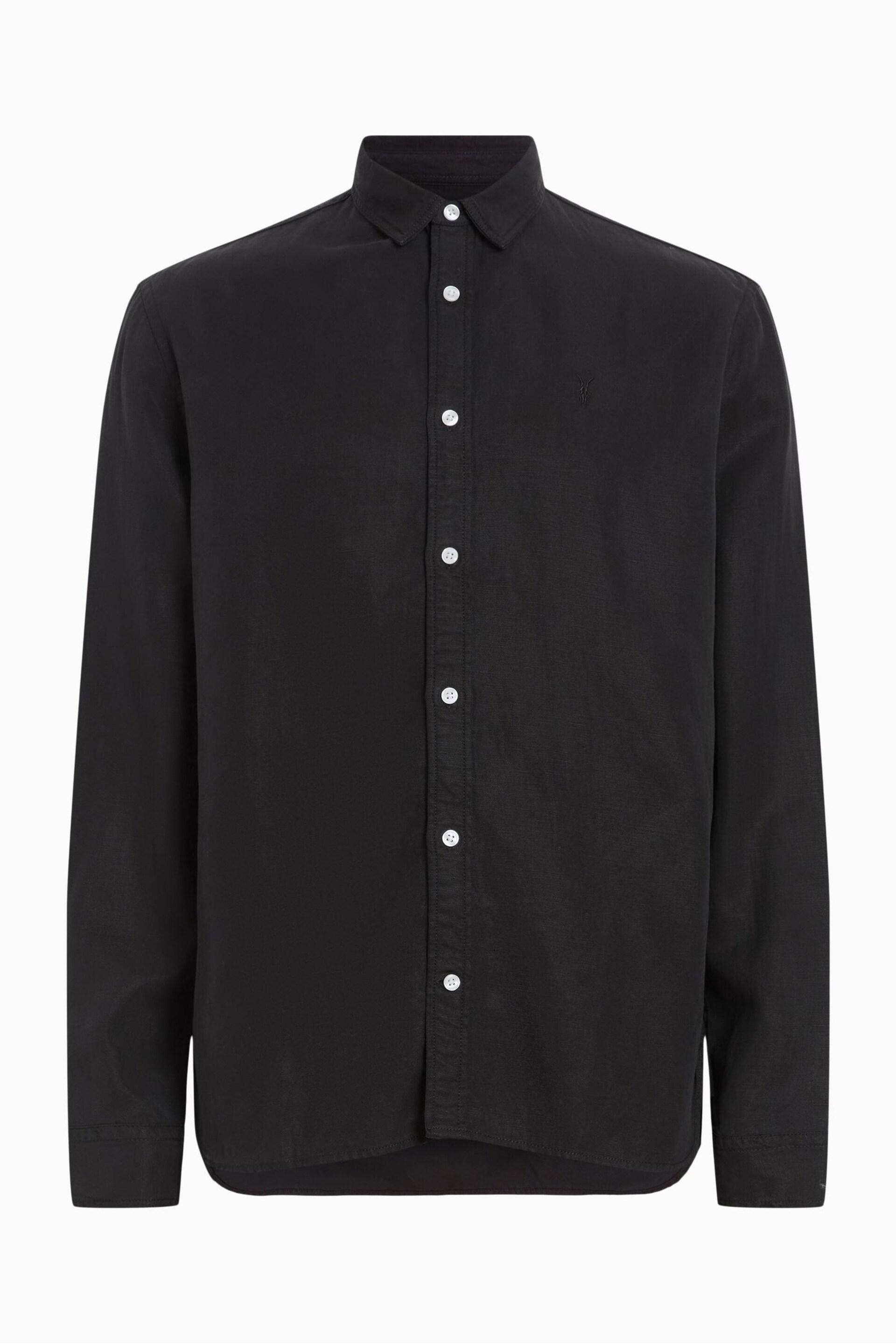 AllSaints Black Laguna Shirt - Image 5 of 5