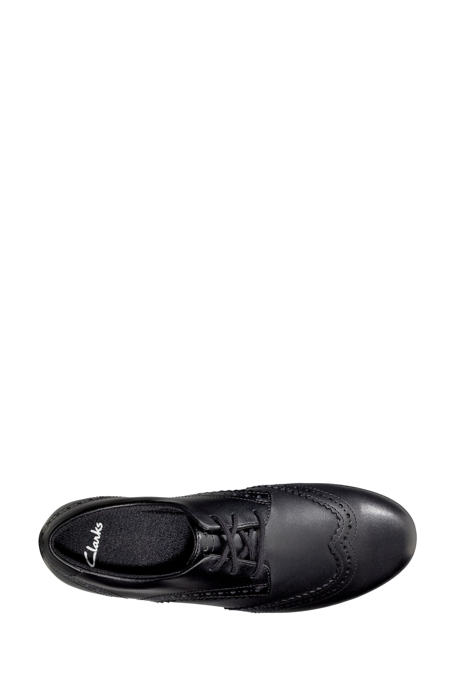 Buy Clarks Black Scala Lace Youth Shoes from Next Luxembourg