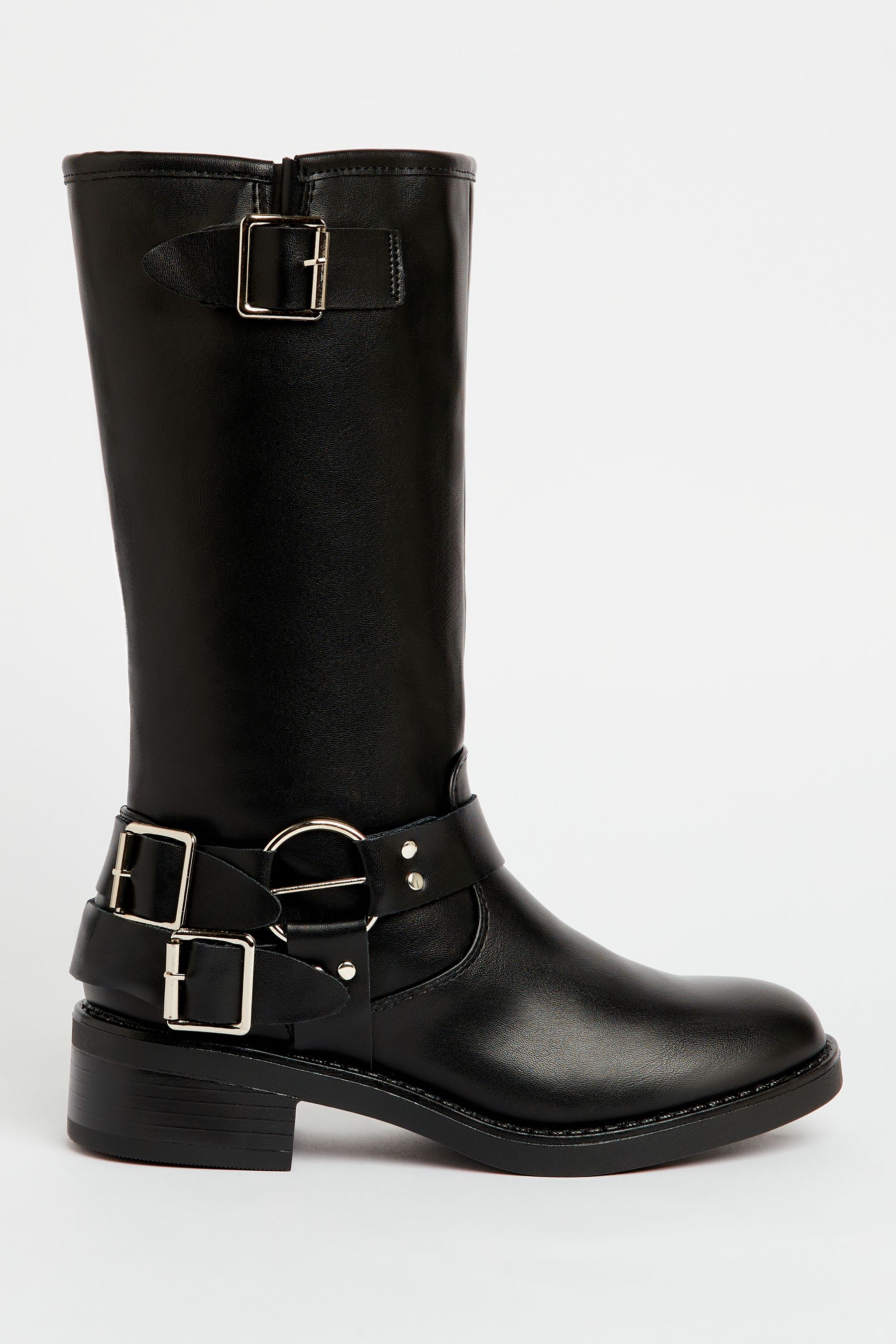 Low calf buckle boots new arrivals