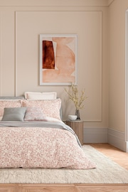 Bedeck of Belfast Coral Celina Duvet Cover and Pillowcase Set - Image 1 of 4