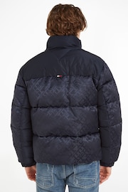 Tommy Hilfiger Blue New York Monogram Puffer Jacket - Image 2 of 6