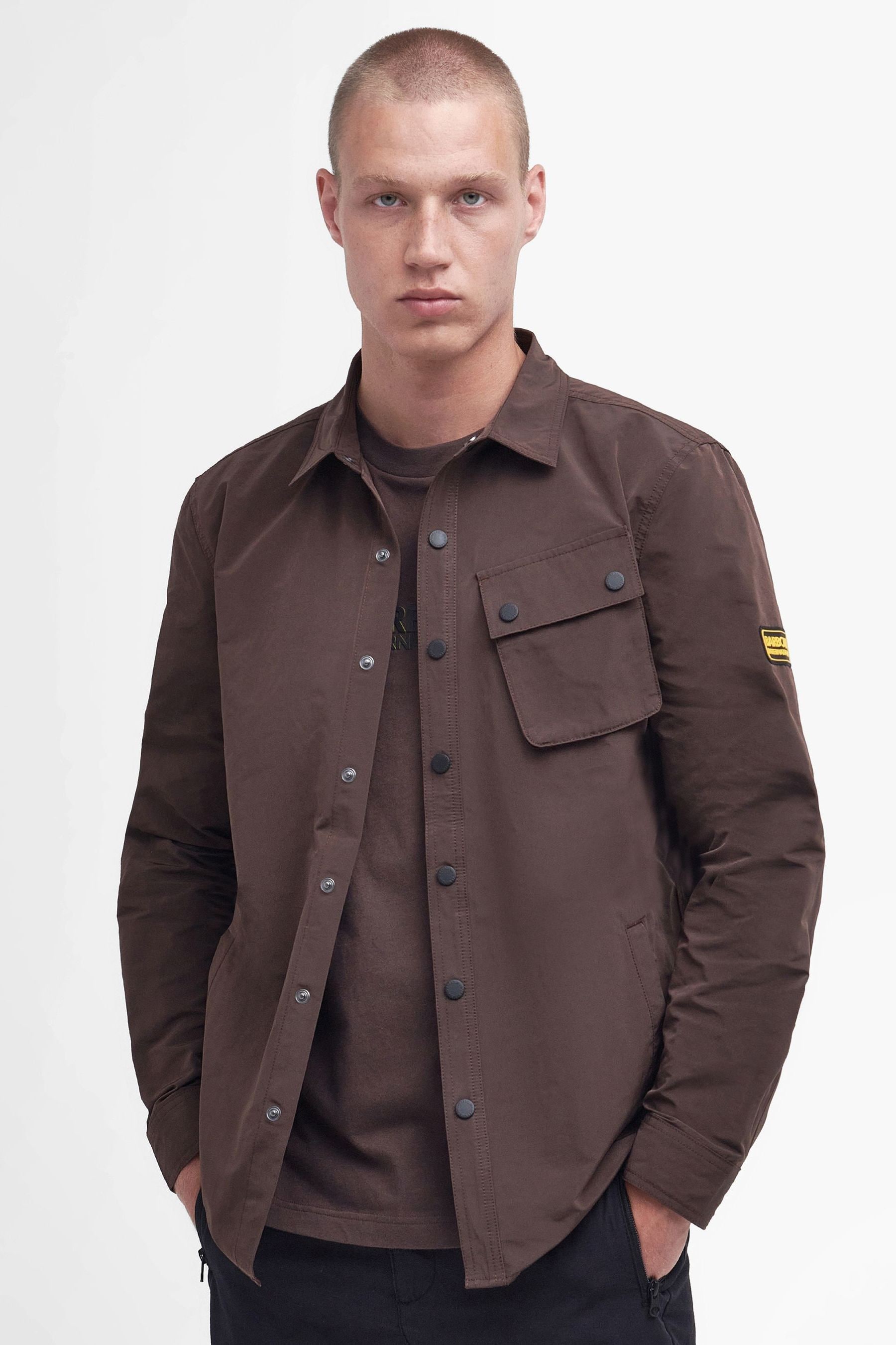 Barbour international shift overshirt online