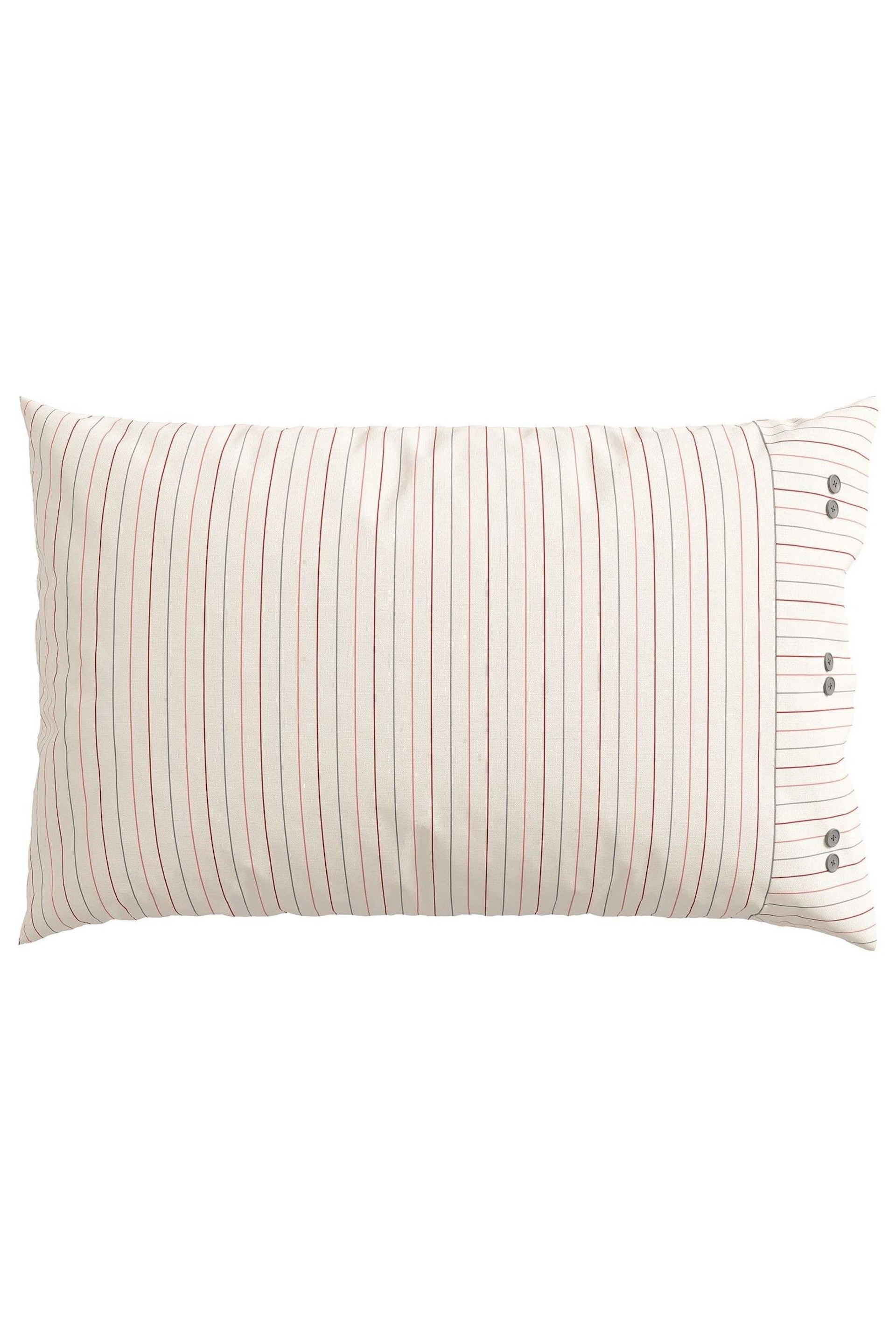 Bedeck of Belfast Coral Celina Pillowcase Pair - Image 4 of 4