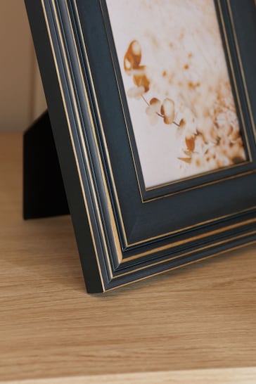 Navy Blue Wolton Painted Wood Photo Frame