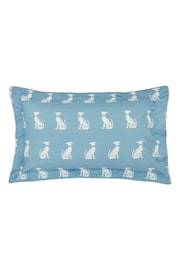 Joules Blue Blockprint Dogs Duvet Cover and Pillowcase Set - Image 5 of 5