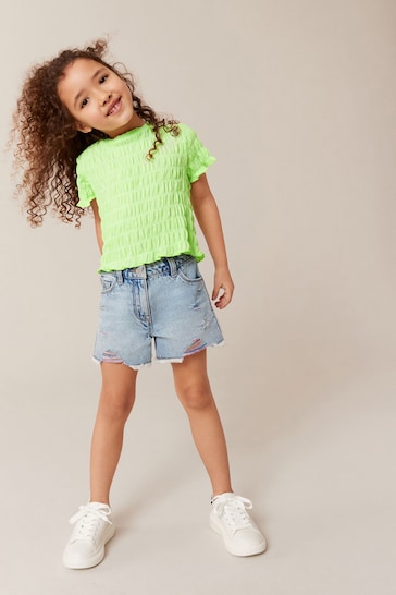 Green Textured Top (3-16yrs)