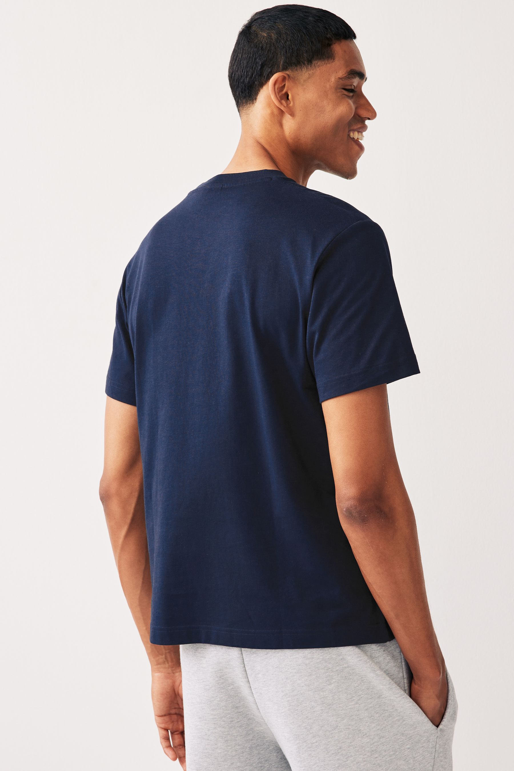Lacoste t shirt navy blue shop