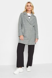 PixieGirl Petite Grey Biker Coat - Image 4 of 5