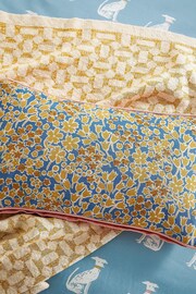 Joules Gold Honey Ditsy Cushion - Image 1 of 5