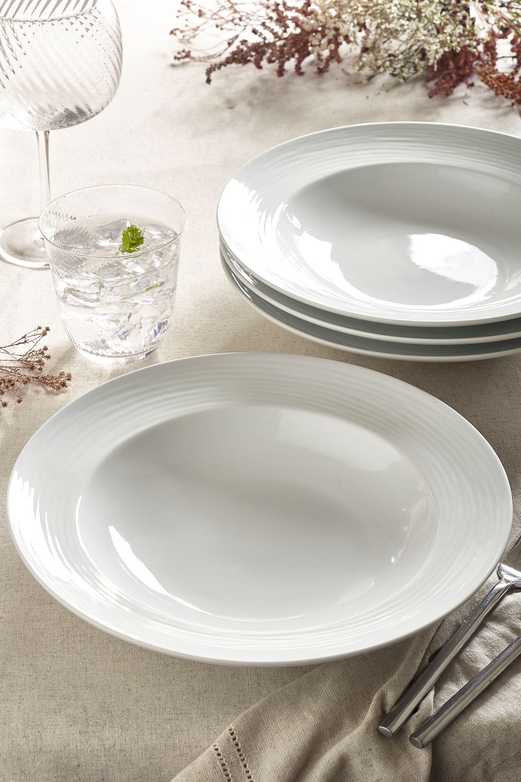 Dinnerware sets with pasta bowls shop