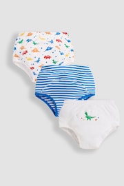 JoJo Maman Bébé Dinosaur 3-Pack Training Pants - Image 1 of 4