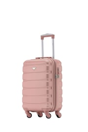 Flight Knight 55x35x20cm 4 Wheel ABS Hard Case Cabin Carry On Hand Luggage - Image 1 of 7