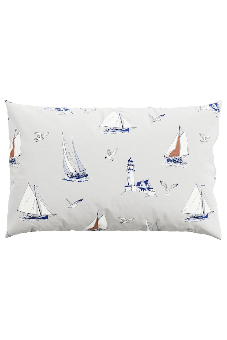 Helena Springfield Grey Sailboats 100% Cotton Duvet Cover and Pillowcase Set - Image 4 of 4