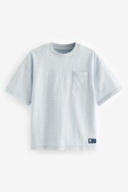 Blue Texture Relax Fit Textured T-Shirt (3-16yrs) - Image 1 of 3